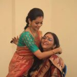 Fathima Babu Instagram – With Anitha Sampath during her house warming ceremony