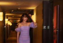 Fatima Sana Shaikh Instagram - purple haze Caption credit @pshredder Styled by @akshitas11 with @khushi46 Outfit- @ohpolly @aak.ch Jewellery - @inaya_accessories Hair - @humera_shaikh19 Make up- @tulsi5solanki Photos - @visualaffairs_va