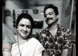 Guru Somasundaram Instagram - With our beloved Thiripurasundari🤍 Fan o' fan! #urvashi #theurvashi #charlesenterprises