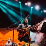 Haricharan Instagram - Felt Sooooo good to be Back on Stage with my Band. Thanks to the wonderful audience for Singing along 😍😍 Last Night at Thiruvananthapuram for the Inauguration of @keralaolympic Pics by @ebysolickal University Stadium