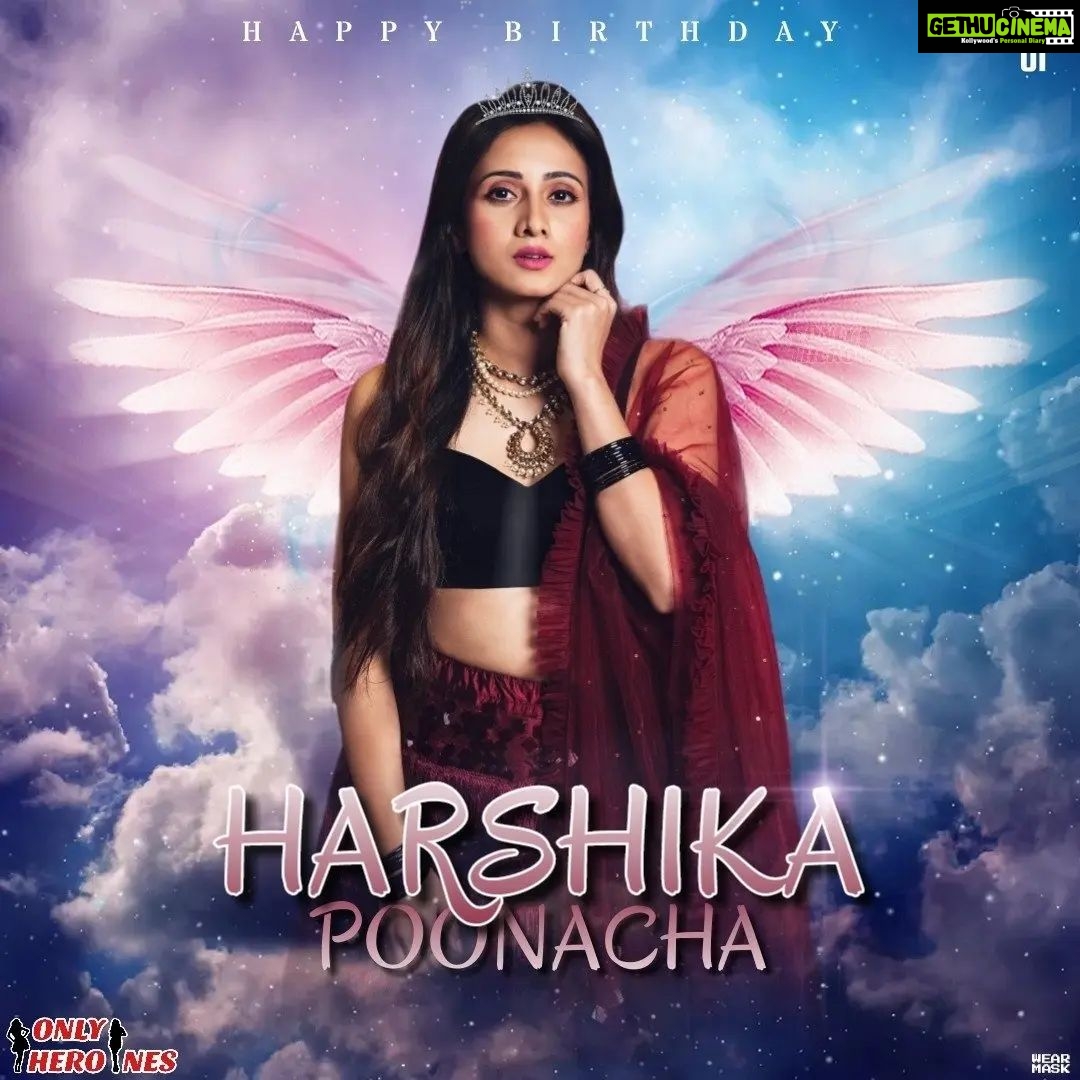 Harshika Poonacha Instagram - These posts made my birthday even more special ❤️❤️❤️ I value everyone's time and I know for a fact that these designs would've taken time . Thankyou for dedicating that time for me. Also thankyou again for all the wishes, all the positive energy you guys gave me. Feels amazing💓 Thankyou to all the news channels for covering my birthday and it means a lot to me 🤗 May 1st 2022 was SPECIAL 🌸 Bangalore, India