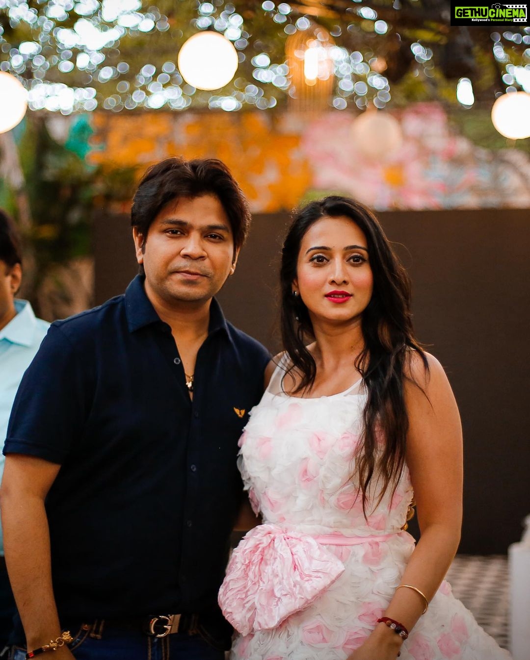 Harshika Poonacha Instagram - Dolled up for real on my birthday May 1st 2022 π₯³π Day 1 birthday celebration was as beautiful as my dress πππ Thankyou everyone for making it super special for me π Special thanks to my friend @ankittiwari for coming all the way from Mumbai and gracing the occasion,Also singing a beautiful song for me π Thankyou team #Marakasthra for making my birthday even more special and all my beautiful friends for your graceful presence. Jay and Meghu I love you guys β₯οΈ Also my fans for your lovely wishes and msgs which has not stopped even now π . . . . Thankyou @shreedesignersboutique for designing this beautiful gown for my birthday and making me look like a doll πππ It was super special π Pebble