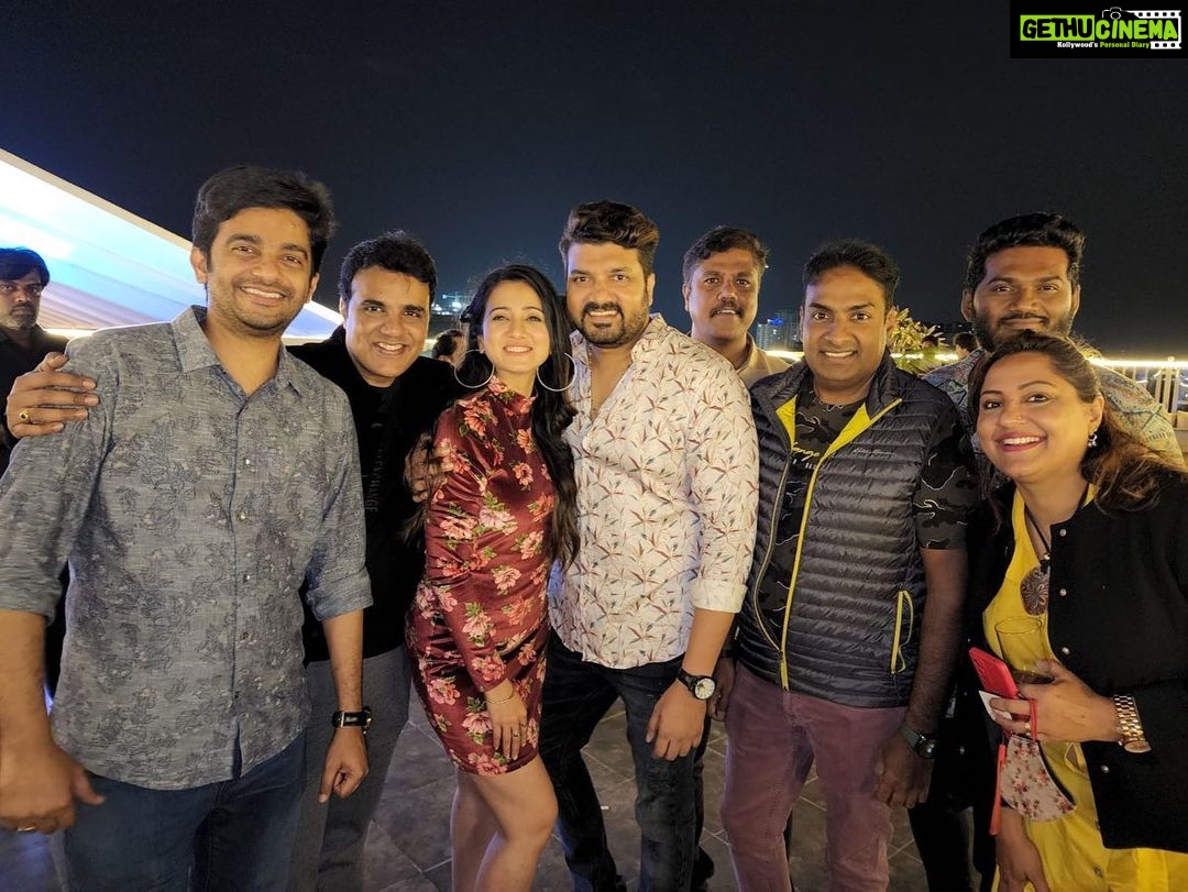 Harshika Poonacha Instagram - All about last night ♥️♥️♥️ Happy 25th Anniversary @official_gurukiran Ji and @pallavigurukiran dhi , One of the nicest and sweetest couple I’ve come across in my life. God give you all the happiness and cheers to another 100 years of togetherness ♥️♥️♥️ Thankyou for the beautiful party last night , It was a memorable one 🥰🥰🥰 . . . . . Special thanks to @indu_samarth for gifting me this lovely dress on my birthday ♥️ I love it 🥰 Bangalore, India