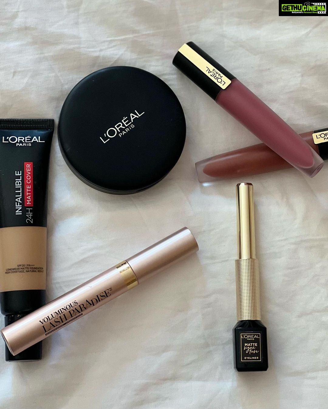 Helly Shah Instagram - Attended the @festivaldecannes X @lorealparis 25th Anniversary Dinner! πππ Loved how my makeup turned out. Super fresh , dewy and so glam β€οΈ Swipe right to check out the products I used: Infallible Matte Cover Foundation Oil killer Powder Matte Signature Eyeliner Lash Paradise Mascara Rouge Signature Matte Liquid Lipstick - 105 I Rule and 116 I Explore Get your hands on these products at upto 40% and get an additional 10% off using my code HELLY10 on @mynykaa! #LOrealParisXCannes #Collab #LorealParis @lorealparis