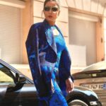 Hina Khan Instagram - I choose blue today 💙 #cannes2022 #freshriviera . Head to toe in @balestra_official @the_frntal Styled by @sayali_vidya MUAH @lizbombenmakeup @gemma_pring Cannes