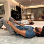 Hrithik Roshan Instagram - Sharing some mama moments with you all on Mother’s Day :) I took her for a movie she didn’t like much. And she taught me some yoga moves I am ecstatic about! Damn mama actually knows a lot of good stuff about strength! Happy Mother’s Day everyone ❤️ Love you mama @pinkieroshan