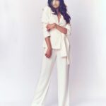 Janhvi Kapoor Instagram - Fighting jet lag in a white suit ☁️