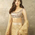 Janhvi Kapoor Instagram - Shine bright like aaa... Manish Malhotra lehenga ✨