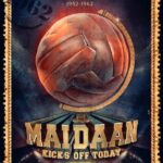 Janhvi Kapoor Instagram - So proud and excited about this!! Can’t wait to know about the Untold Story of The Golden Years of Indian Football. Best of luck Papa ❤️ @ajaydevgn @Maidaanofficial @iAmitRSharma @keerthysureshofficial @freshlimefilms @saiwynQ @writish @zeestudios_ @zeestudiosint