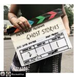 Janhvi Kapoor Instagram - 👻🕺🏼🌈🤞🏻❤️🙏🏼 #ghoststories #tigerbaby #rsvp @zoieakhtar @netflix_in @firecrackerproduction @itsvijayvarma @karanjohar @anuragkashyap10 #dibakarbanerjee