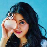 Janhvi Kapoor Instagram - #ColorsRose from @Benetton_Perfumes, the perfect Rakshabandhan gift! Fresh, floral and feminine. Makes me feel like summer in these rains 🌸🌺🌼🌹🌷