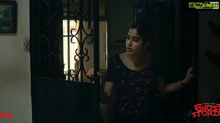 Janhvi Kapoor Instagram - I'll be bringing the winter chill to your spine on January 1st 2020 only on Netflix. Four thrilling stories coming your way! #GhostStories
