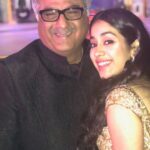 Janhvi Kapoor Instagram - Happy Birthday Papa ❤️ you always ask me where I get my energy from papa and I get it from you. Seeing you wake up and doing what you love with more passion every single day, seeing you fall but get up even stronger, seeing you broken but giving us and everyone else strength when they need it. You’re the best man I’ll ever know. You inspire me, encourage me, you’ve always been the best dad but now you’re my best friend. I love you. I’m going to make you so proud. You deserve all the happiness in the world and I hope and pray this year is full of just that in abundance for you.
