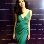 Janhvi Kapoor Instagram - TOMMY HILFIGER has my 💚💚💚! Thank you @tommyhilfiger for always making me feel so beautiful! #TommyHilfiger