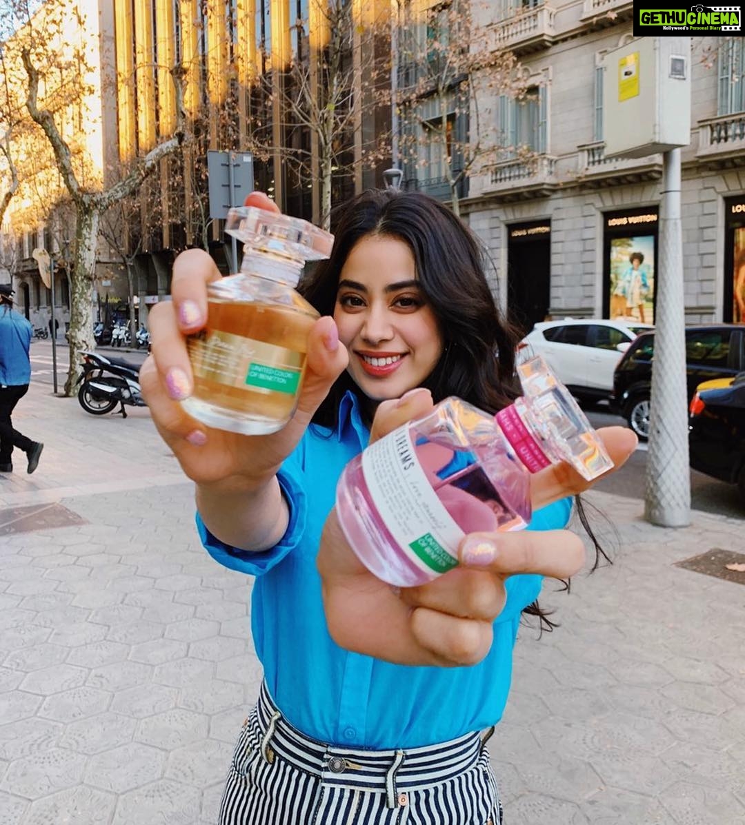 Janhvi Kapoor Instagram - Everydays women’s day. If it wasn’t for us god knows the world as we know it wouldn’t exist. Today let’s celebrate ourselves and each other a little extra! @benetton_perfumes #UnitedDreams #BenettonPerfumes❤❤
