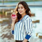 Janhvi Kapoor Instagram - So thrilled to be a part of the Benetton Perfumes family as one of their global brand ambassadors ❤️ so proud to represent everything that they stand for as a brand 🌈 @benetton_perfumes #benettonperfumes