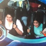 Janhvi Kapoor Instagram – #tbt to the first but clearly not the last roller coaster we’ll be on together. I love you ❤️❤️❤️❤️❤️❤️❤️⚫️⚫️⚫️