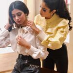Janhvi Kapoor Instagram - Thank you @louisvuitton for dressing us up in these fun outfits for the launch of your ready to wear collection in India! At the newly expanded Delhi store. #LVIndia