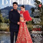 Janhvi Kapoor Instagram - So much fun shooting this!! Thank you so much @bridestodayin @myswitzerlandin ❤️❤️❤️ and @manishmalhotra05 for making me feel like a princess 🌈