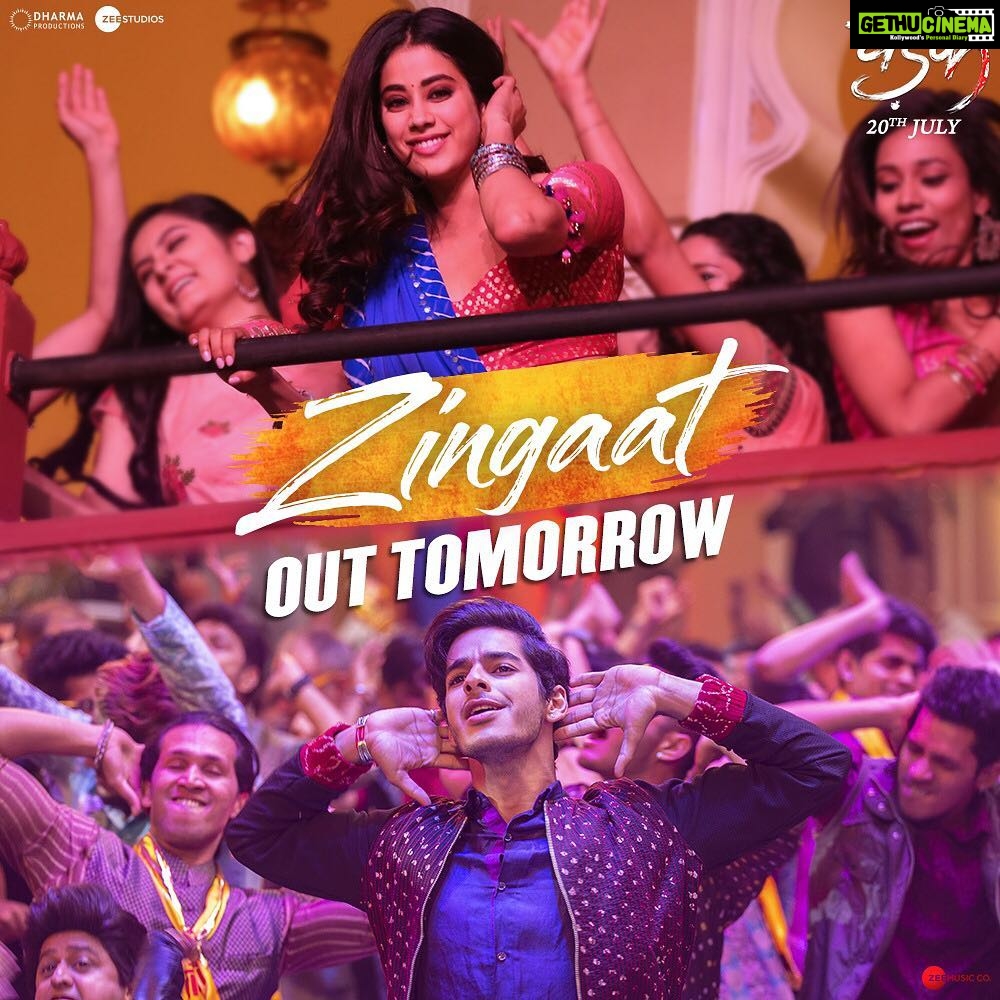 Janhvi Kapoor Instagram - #zingaat