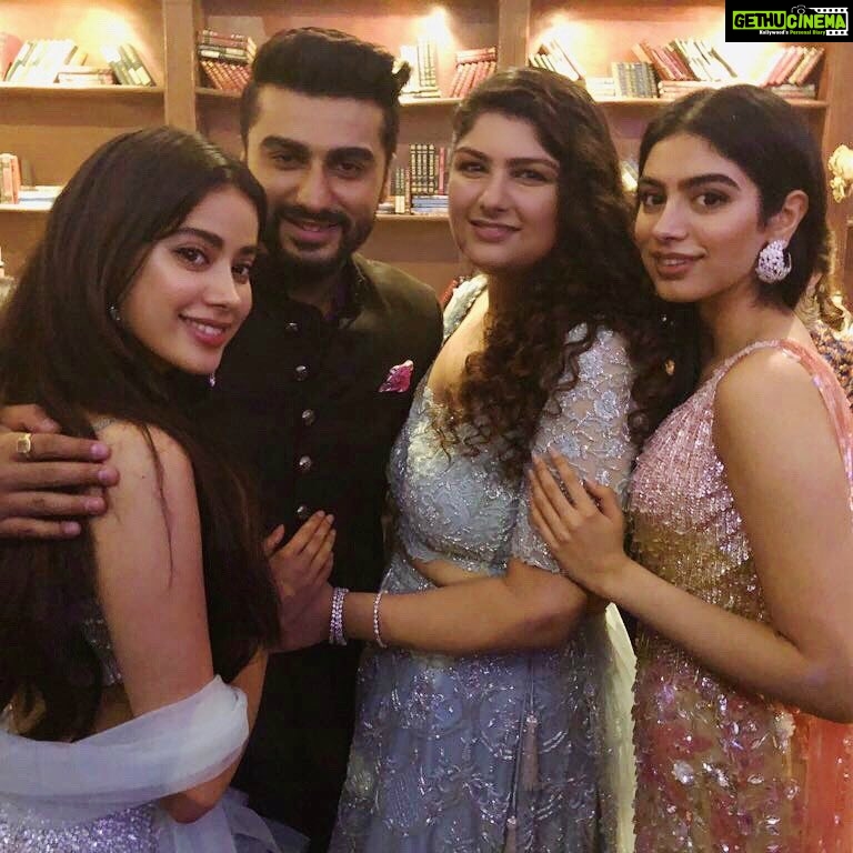 Janhvi Kapoor Instagram - You are the reason for our strength. Love you, happy birthday Arjun bhaiya ❤️