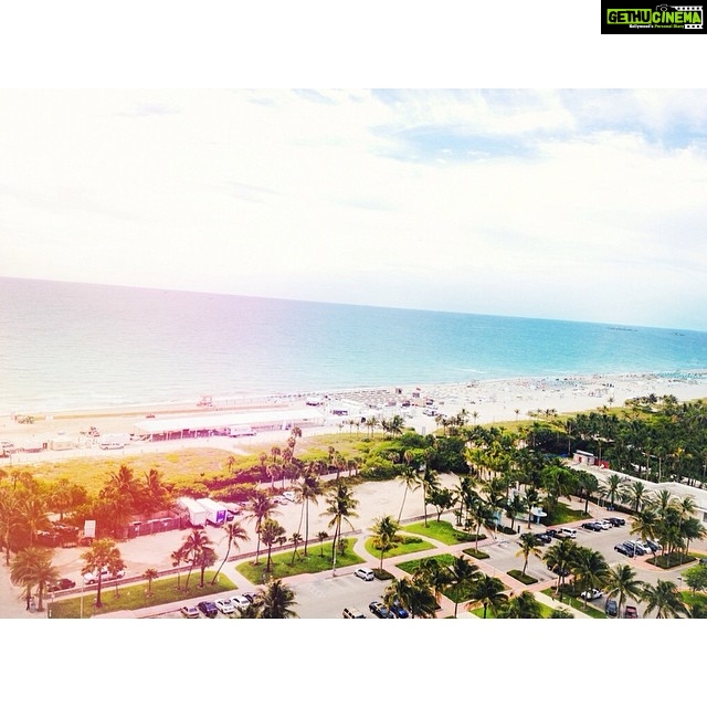 Janhvi Kapoor Instagram - This view though. #miami 💘