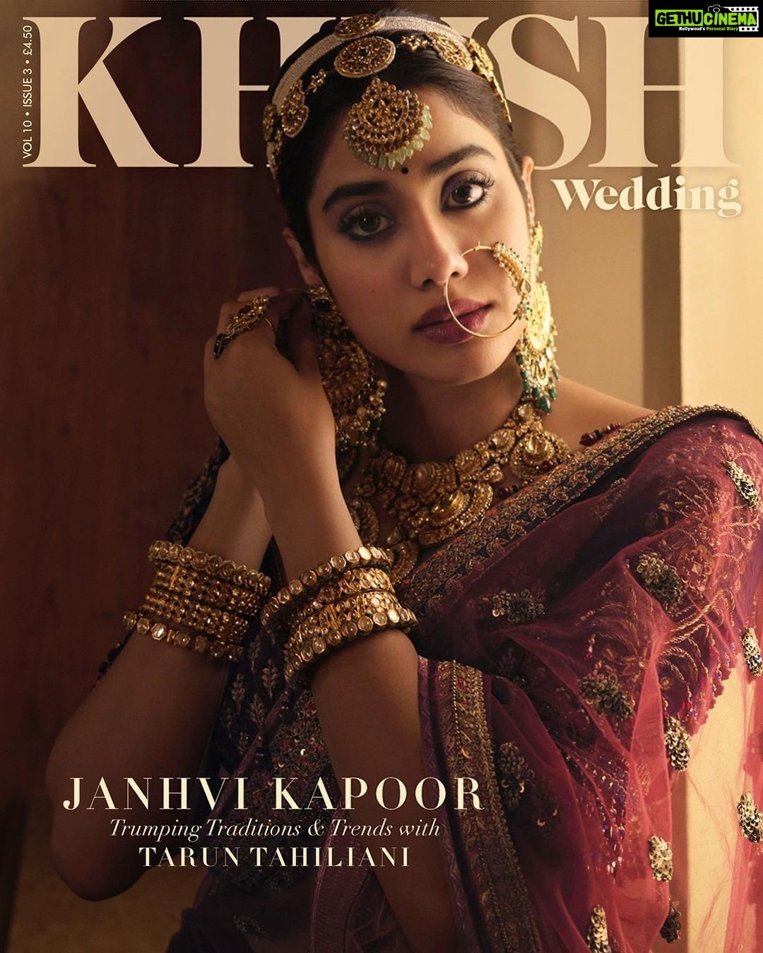 Janhvi Kapoor Instagram - For @khushmag All wardrobe and accessories: Tarun Tahiliani @taruntahiliani Editor-in-chief: Sonia Ullah (@sonia_ullah) Photography: Vansh Virmani (@vanshvirmani) Guest Fashion Editor: Divyak D' Souza (@divyakdsouza) Styling: Tanishq Malhotra (@TanishqMalhotraa) Makeup: Riviera Lynn (@rivieralynn) Hair: Marce Pedrozo (@marcepedrozo) Location: Suryagarh, Jaisalmer (@suryagarh) Assisted by: Bhavya Jain (@thestylethesaurus_) and Jhanvi Pallicha Coordination by: April Studios (@april.studios) PR Agency: Hype PR (@hypenq_pr) #KhushWedding