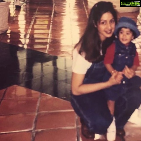 Janhvi Kapoor Instagram - I’ve still lived more years with you in my life than without. But I hate that another year has been added to a life without you. I hope we make you proud mumma, because that’s the only thing that keeps us going. Love you forever.