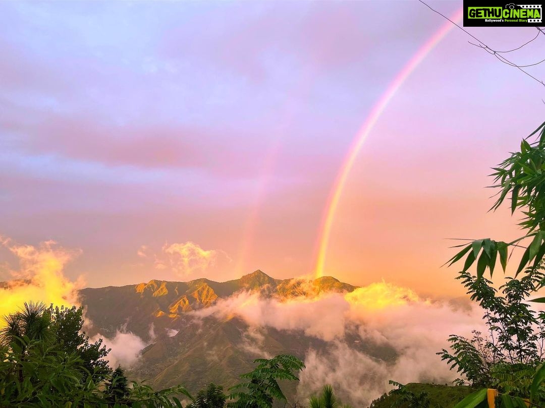 Janhvi Kapoor Instagram - somewhere over the rainbow 🌈 JW Marriott Mussoorie Walnut Grove Resort & Spa