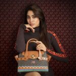 Janhvi Kapoor Instagram - Excited for the launch of #MKMyWay @MichaelKors, where you can get signature bags hand-painted and make it one-of-a-kind, just like mine! Visit the popup in-store this month to personalize your bag. #MKMyWay @MichaelKors @Luxe_Project