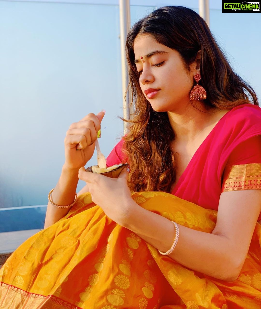 Janhvi Kapoor Instagram - Happy Onam! #tbt #happyplace