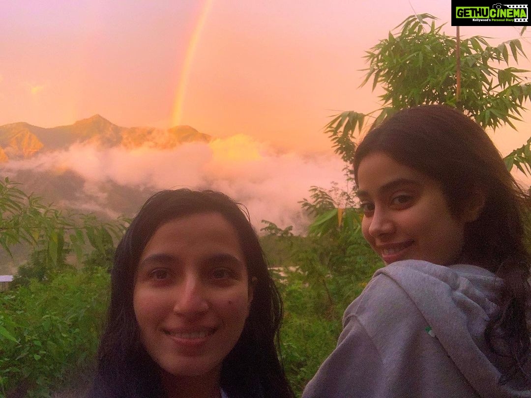 Janhvi Kapoor Instagram - somewhere over the rainbow 🌈 JW Marriott Mussoorie Walnut Grove Resort & Spa
