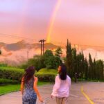 Janhvi Kapoor Instagram - somewhere over the rainbow 🌈 JW Marriott Mussoorie Walnut Grove Resort & Spa