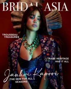 Janhvi Kapoor Instagram - 🧜🏼‍♀️ @thebridalasiamagazine @bridalasia Photographs by: Vaishnav Praveen (@vaishnavpraveen), @thehouseofpixels Styling: Nupur Mehta Puri (@nupurmehta18, @n2root) Assisted by: Sanskriti Sharma (@chicbydefault) Creative Direction: Gopalika Virmani (@gopalikavirmani) Makeup Artist: Riviera Lynn (@rivieralynn, @animacreatives) Hair Stylist: Aanchal Morwani (@hot.hair.balloon) PR Agency: Hype PR (@hypenq_pr) Production: MMC World (@mmcworld_official) . . Gown and Jacket: Rahul Mishra (@rahulmishra_7) Jewellery: Rare Heritage (@rareheritage) . . Lehenga: Dolly J (@dollyjstudio) Jewellery: Rare Heritage (@rareheritage), Diamonds: @forevermark, @mehtaemporiumjewellers