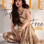 Janhvi Kapoor Instagram - 💕 For @elleindia. Full look @taruntahiliani. Necklace, cuff; both @taruntahiliani   Content director & Editor: @kamna.malik Photographer: @vaishnavpraveen at @thehouseofpixels Jr. Fashion Editor: @shaeroy Art direction & cover design: @pinkyakola Words: @aineenizamiahmedi Hair: @mikedesir Make-up: @rivieralynn Production: @ikp.insta Marketing head: @ekta_ashar Assisted by: @jaineeebheda (styling) PR Agency : @hypenq_pr