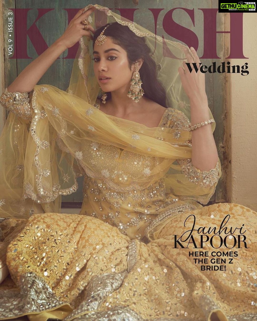 Janhvi Kapoor Instagram - In these trying times, I know it’s important to be sensitive to the troubles we as a country are facing & I would never want to be inconsiderate towards that. This cover, however, and the subsequent posts of it had been committed to a while back and were shot before lockdown. We were as safe and precautious as possible. I hope all of you are staying safe and strong! Love always. @khushmag Editor-in-chief: @sonia_ullah Wardrobe: @abhinavmishra_ Jewellery: @akmmehrasonsjewellers Photographer: @nishanth.radhakrishnan at @featartists Creative Director: @Mannisahota Styling: @vikas_r @tanishqmalhotraa Assisted by: @tanyaasachdevaaa Makeup: @rivieralynn at @animacreatives Hair: @mikedesir at @animacreatives Set Coordinator: @shekhawat.rajeshsingh PR Agency: @hypenq_pr