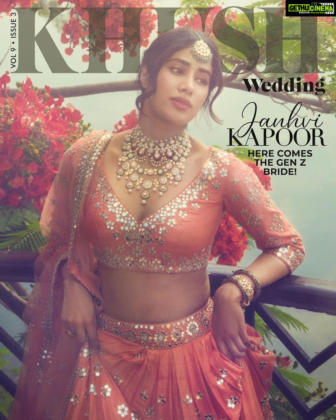 Janhvi Kapoor Instagram - In these trying times, I know it’s important to be sensitive to the troubles we as a country are facing & I would never want to be inconsiderate towards that. This cover, however, and the subsequent posts of it had been committed to a while back and were shot before lockdown. We were as safe and precautious as possible. I hope all of you are staying safe and strong! Love always. @khushmag Editor-in-chief: @sonia_ullah Wardrobe: @abhinavmishra_ Jewellery: @akmmehrasonsjewellers Photographer: @nishanth.radhakrishnan at @featartists Creative Director: @Mannisahota Styling: @vikas_r @tanishqmalhotraa Assisted by: @tanyaasachdevaaa Makeup: @rivieralynn at @animacreatives Hair: @mikedesir at @animacreatives Set Coordinator: @shekhawat.rajeshsingh PR Agency: @hypenq_pr
