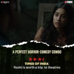 Janhvi Kapoor Instagram - They loved it and so will you! It’s your turn to be spooked now. 🧟‍♂️ #Roohi in theatres now. Book your tickets now: Link in the bio. @rajkummar_rao @fukravarun #DineshVijan @mriglamba @serialclicker811 @gautam.m1 @soulfulsachin @jigarsaraiyaofficial @sachinjigar @amitabhbhattacharyaofficial @Amalendu_dop @maddockfilms @officialjiostudios @officialjiocinema @sonymusicindia