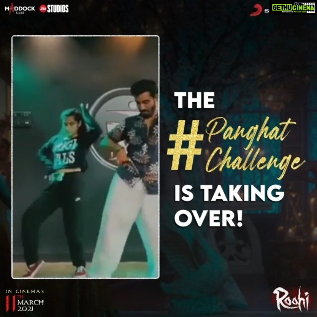 Janhvi Kapoor Instagram - Love these #PanghatChallenge entries ๐๐ผ ๐ thank you, thank you, thank you โค๏ธโค๏ธ Join in to win a virtual meet and greet with the cast of Roohi. #Roohi in cinemas 11th March 2021. @rajkummar_rao @fukravarun #DineshVijan @mriglamba @serialclicker811 @aseeskaurmusic #DivyaKumar @mellowmellow @soulfulsachin @jigarsaraiya @amitabhbhattacharyaofficial @VijayGanguly @laxman.utekar @maddockfilms @officialjiostudios @officialjiocinema @sonymusicindia