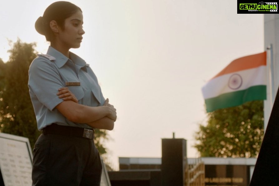 Janhvi Kapoor Instagram - हमारा भारत सबसे महान 🇮🇳 wearing this uniform is a feeling I will cherish forever. Happy Independence Day to my motherland; a land with unparalleled culture, history and beauty. Like today, may we always be united by our love for our great nation #JaiHind 🙏🏼
