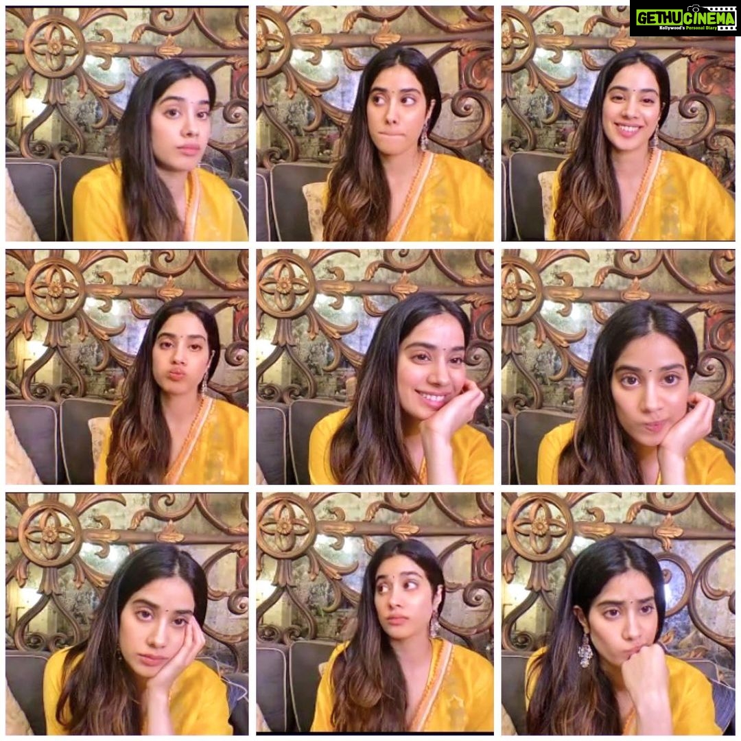 Janhvi Kapoor Instagram - Many mooods of digital promotions 🍉