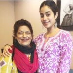 Janhvi Kapoor Instagram - Can’t thank my stars enough for getting the chance to learn from you. I always cherished every moment I spent in the class room with you but now even more. You are truly special, truly a legend for what you’ve given our cinema through your dance. We’ll miss you Sarojji 💓
