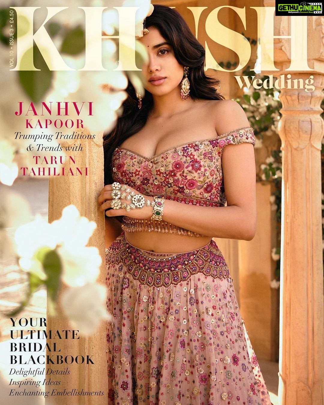 Janhvi Kapoor Instagram - For @khushmag All wardrobe and accessories: Tarun Tahiliani @taruntahiliani Editor-in-chief: Sonia Ullah (@sonia_ullah) Photography: Vansh Virmani (@vanshvirmani) Guest Fashion Editor: Divyak D' Souza (@divyakdsouza) Styling: Tanishq Malhotra (@TanishqMalhotraa) Makeup: Riviera Lynn (@rivieralynn) Hair: Marce Pedrozo (@marcepedrozo) Location: Suryagarh, Jaisalmer (@suryagarh) Assisted by: Bhavya Jain (@thestylethesaurus_) and Jhanvi Pallicha Coordination by: April Studios (@april.studios) PR Agency: Hype PR (@hypenq_pr) #KhushWedding