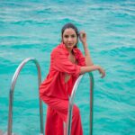 Jasmin Bhasin Instagram - Missing already ☹️ @kandima_maldives Outfit by @gopivaiddesigns