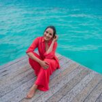 Jasmin Bhasin Instagram - Missing already ☹️ @kandima_maldives Outfit by @gopivaiddesigns