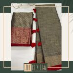 Joy Crizildaa Instagram - Linen saree ❤️ To place an order Kindly DM ! ❤️ Disclaimer : color may appear slightly different due to photography No exchange or return Unpacking video must for any sort of damage complaints Threads here and there, missing threads,colour smudges are not considered as damage as they are the result in hand woven sarees. #joycrizildaa #joycrizildaasarees #handloom #onlineshopping #traditionalsaree #sareelove #sareefashion #chennaisaree #indianwear #sari #fancysarees #iwearhandloom #sareelovers #sareecollections #sareeindia