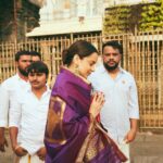 Kangana Ranaut Instagram - Today on this auspicious Poornima my film Dhaakad producer @deepakmukut ji his wife Krishna Mukut ji along with few more team members seeked darshans at Tirupati Bala Ji … And we are extremely thankful to Shri @vishnumanchu and Shri AV Dharma Reddy ji for making it happen for us 🙏 Feeling blessed after divine darshana 🙏