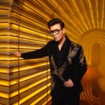 Karan Johar Instagram - Started season 7 of #koffeewithkaran … it’s been 18 years since I first started this show … I can’t believe I have been Brewing this Kuppa for so long ! Thank you for all the love! Watch this space for details! Only on @disneyplushotstar styled by @ekalakhani in @gauravguptaofficial managed by @len5bm hair @rajeev_gogoi make up @paresh_kalgutkar 📸 @maajidkhan88