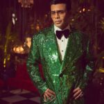 Karan Johar Instagram – Ok so it’s Christmas tree chic! But the Bling factor is intact! I am overwhelmed with the love and blessings but that didn’t stop me for being a serial poser, pouter and preener! Roz karenge pose✅ styled by @ekalakhani in @dolcegabbana hair @rajeev_gogoi make up @paresh_kalgutkar 📸 @sheldon.santos managed by the birthday boy @len5bm ! I am 50! Nazar na lage mujhe!