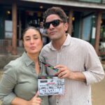 Kareena Kapoor Instagram - Getting one of the finest performers to do his toughest performance…the pout! So much to learn from each other…💪😊😊 . . . #Repost @jaideepahlawat So much "Devotion" in Learning how to Pout from 'The Best' & I failed miserably 🙈🤣😅 Day 1 completed Together and a long Journey ahead with The one & only "The Bebo", The Gorgeous @kareenakapoorkhan ❤️❤️❤️ @kareenakapoorkhan @itsvijayvarma @jayshewakramani @akshaipuri #SujoyGhosh #Thomaskim #AvikMukhopadhyay @gauravbose_vermillion @12thstreetentertainment_film @nlfilms.india #Boundscript @krosspictures @netflix_in